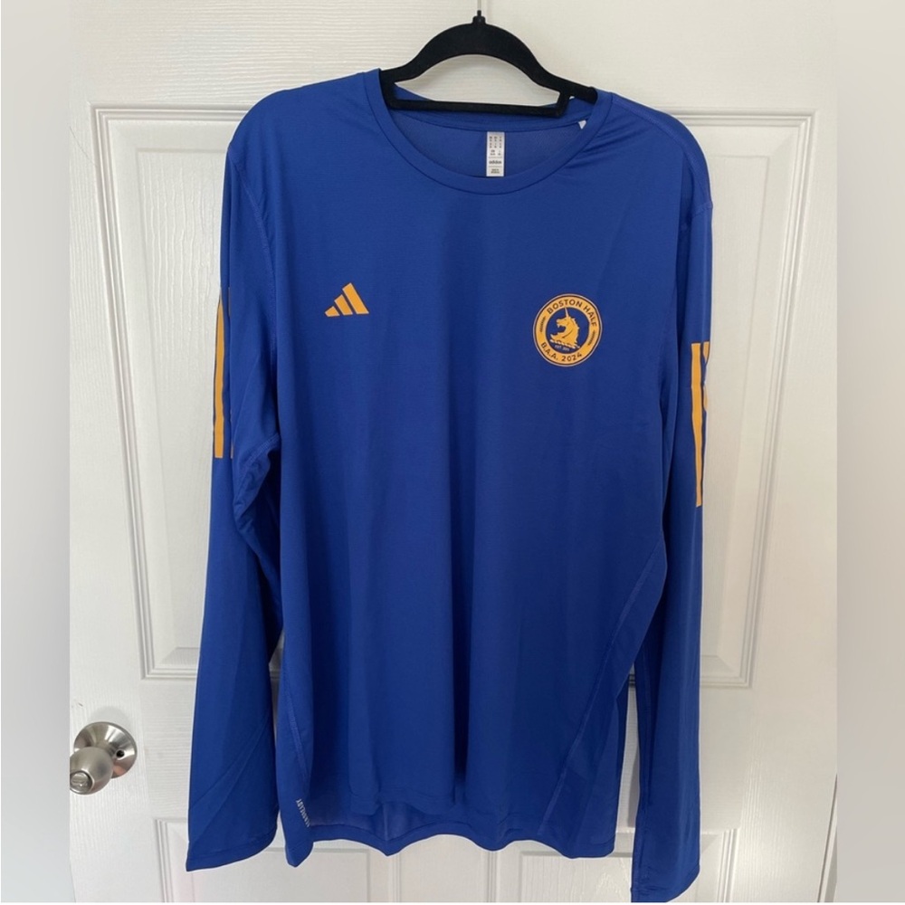 Adidas Blue Long Sleeve Men’s Shirt